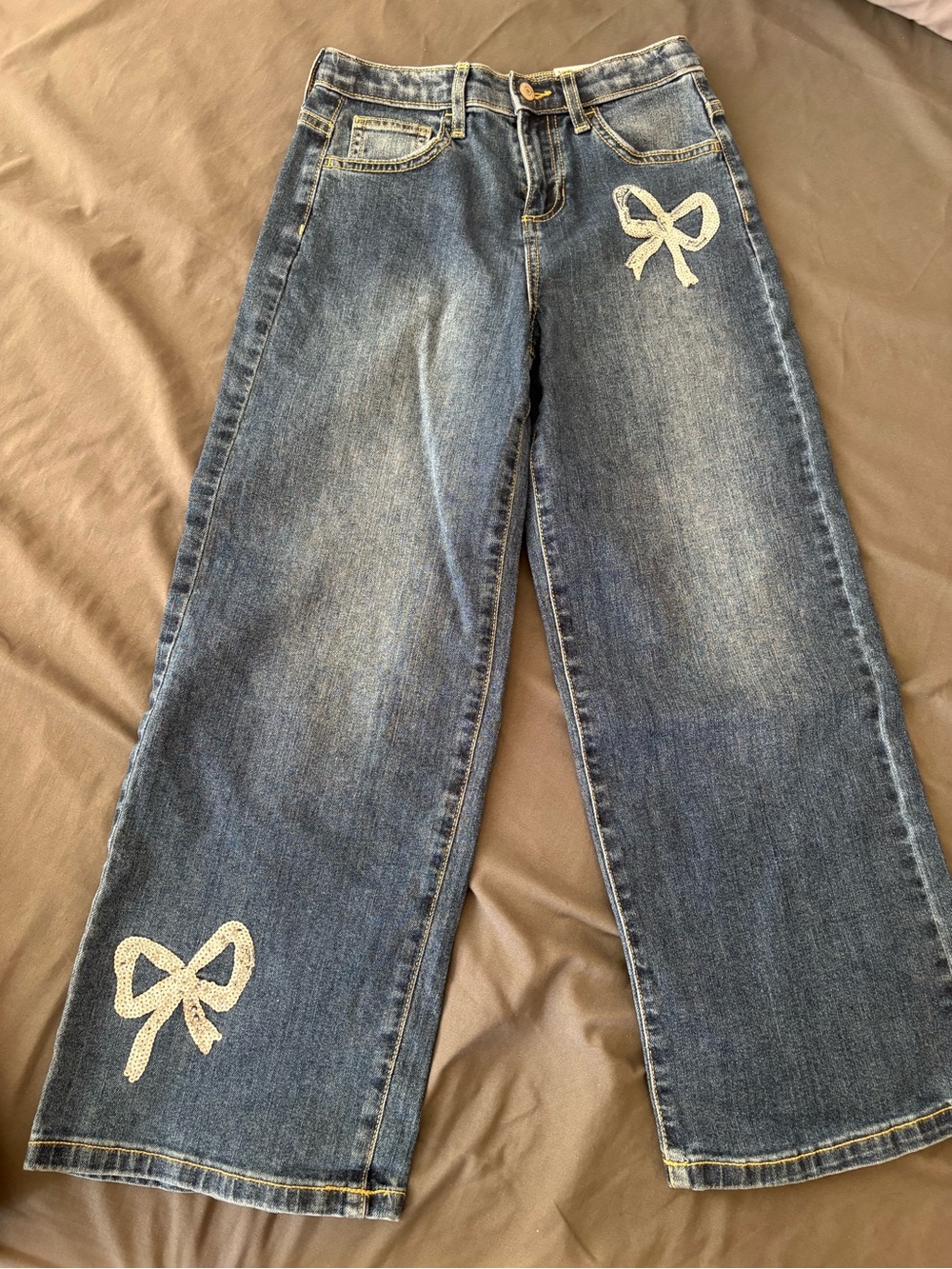 Kohls Jumping Beans High Rise Wide Leg Jeans